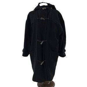 Bogner Womens Wool Jacket Quilted Lining Size 8 Midi‎ length hooded